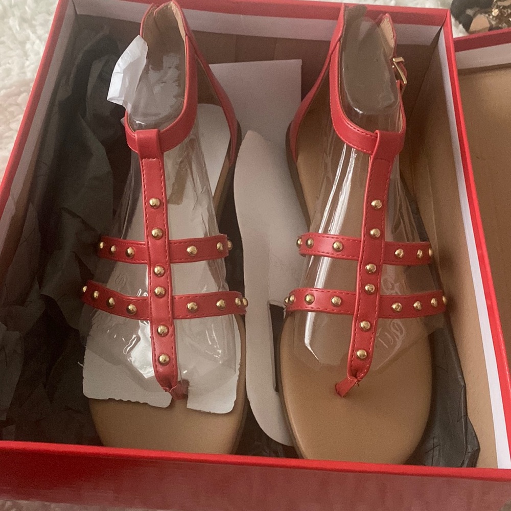 Aerosoles gladiator sandal new with box